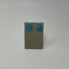 Promo β€οΈ L&V MTZ Native Design Jewelry Kingman Turquoise & Sterling Silver Earrings β€οΈ 2 L&V MTZ Native Design Jewelry Kingman Turquoise & Sterling Silver Earrings