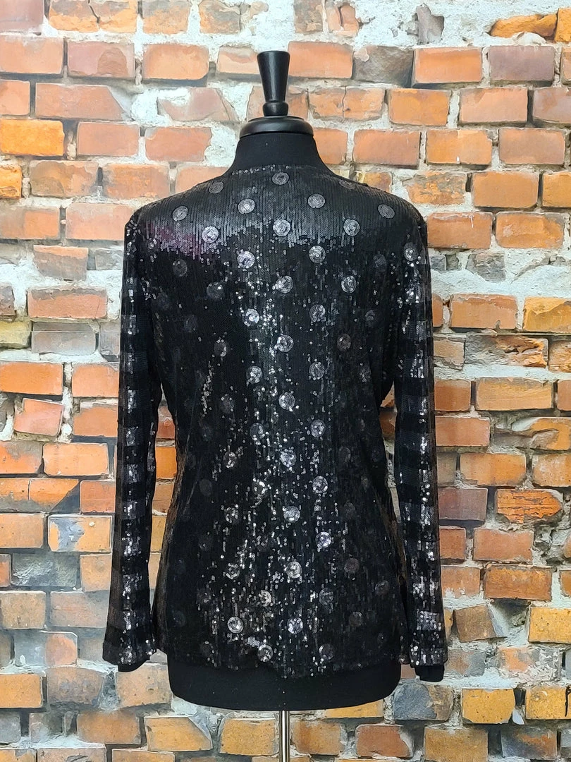 Promo ๐ The Sparkling Spur TIFFIANY'S CLOSET Stripes & Dots Sequin Top โจ 4 The Sparkling Spur TIFFIANY'S CLOSET Stripes & Dots Sequin Top