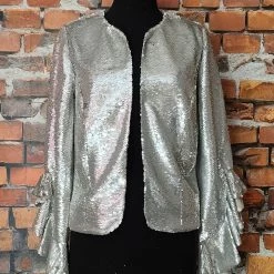 Alberto Makali Ruffle Embellished Jacket TIFFIANY'S CLOSET