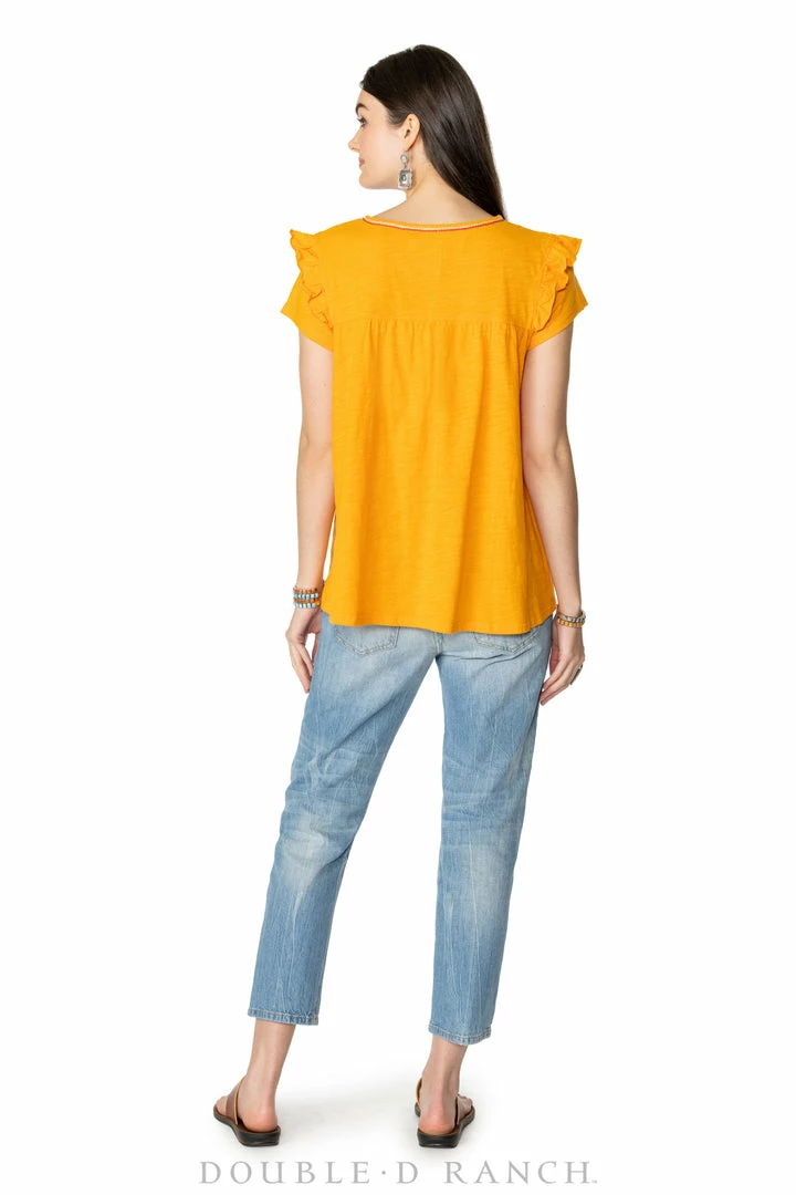 Best deal 🔥 Double D Ranch Wear - Folk Foray Collection Palomita Top Tops 🌟 10 Double D Ranch Wear - Folk Foray Collection Palomita Top Tops