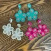 The Sparkling Spur Jewelry Beaded Flower Earrings