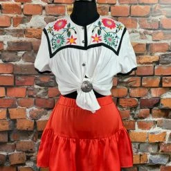 The Sparkling Spur Ruffled Skort