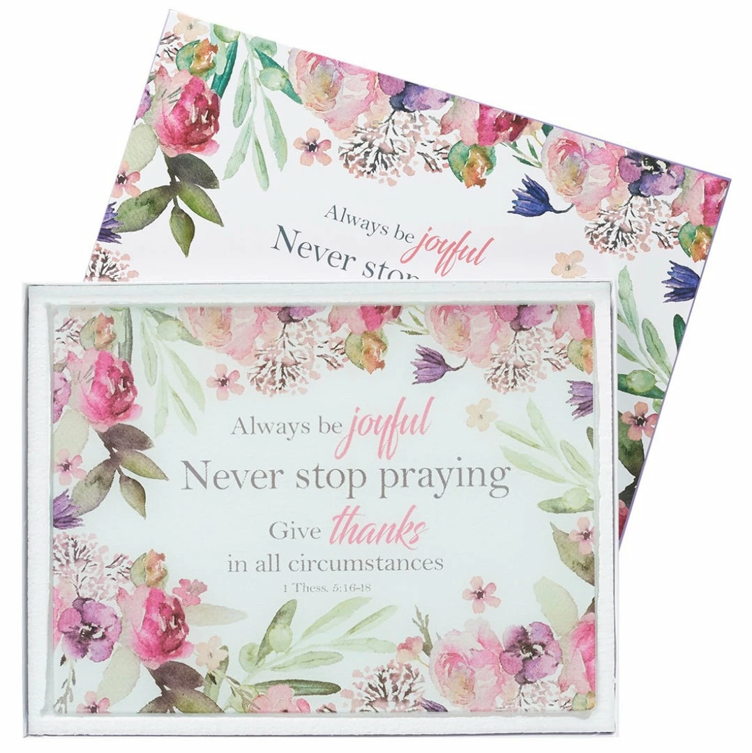 Promo 🥰 The Sparkling Spur Always Be Joyful, Never Stop Praying Cutting Board ❤️ 4 The Sparkling Spur Always Be Joyful, Never Stop Praying Cutting Board