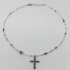 Cheapest 🎁 Chelsea Collette Collection Jewelry Beaded Necklace With Sterling Silver And Turquoise Cross 😀 2 Chelsea Collette Collection Jewelry Beaded Necklace With Sterling Silver And Turquoise Cross