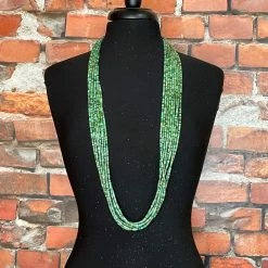The Sparkling Spur 9 Strand Turquoise Necklace