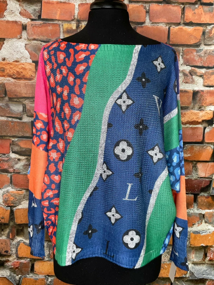 Promo π₯ The Sparkling Spur Cheetah Green/Blue Sweater New Arrivals π 3 The Sparkling Spur Cheetah Green/Blue Sweater New Arrivals