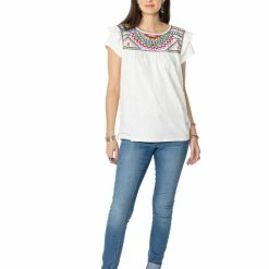 Coupon ✔️ Double D Ranch Wear - Folk Foray Collection Palomita Top 🛒 12 Double D Ranch Wear - Folk Foray Collection Palomita Top