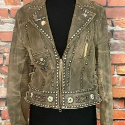 The Sparkling Spur TIFFIANY'S CLOSET Freedom Leather Jacket
