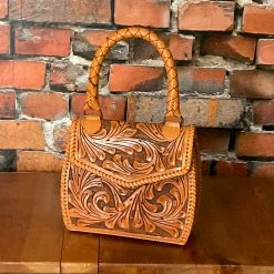 The Sparkling Spur Leather Tooled Handbag TIFFIANY'S CLOSET
