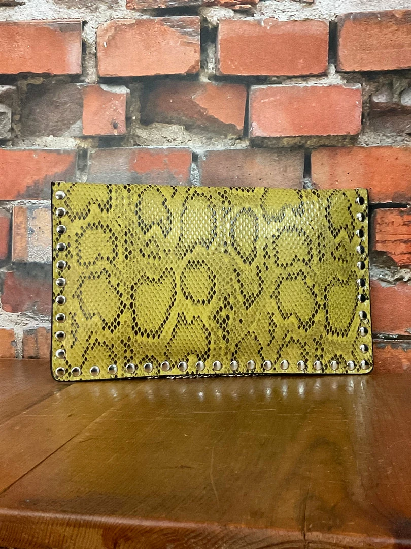 Brand new π The Sparkling Spur Python Envelope Clutch π Handbags/Belts/Accessories π 4 The Sparkling Spur Python Envelope Clutch Handbags/Belts/Accessories