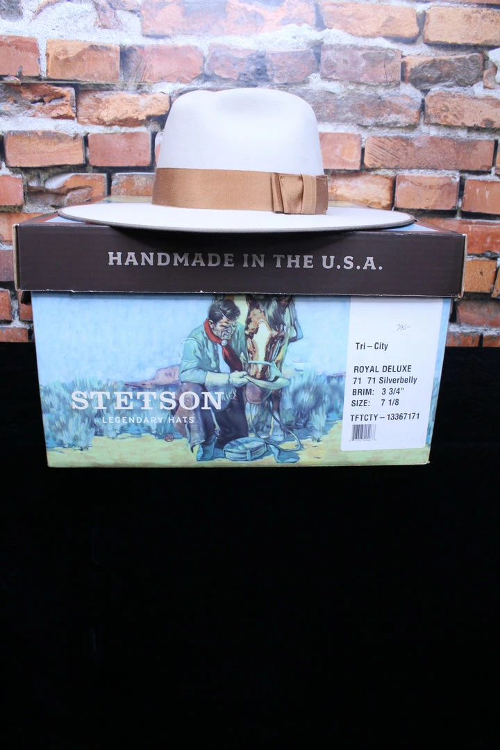 Cheap ๐ Tri-City, Royal Deluxe Stetson Hat TIFFIANY'S CLOSET โค๏ธ 4 Tri-City, Royal Deluxe Stetson Hat TIFFIANY'S CLOSET