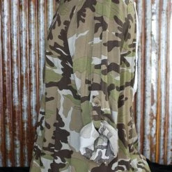 Outlet 🤩 The Sparkling Spur Camo 👚 Shirt With Embroidery Patch 💯 10 The Sparkling Spur Camo Shirt With Embroidery Patch