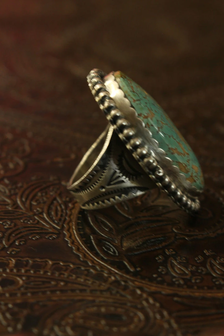 Best deal 🔥 The Sparkling Spur Jewelry Carico Lake Turquoise Ring ❤️ 4 The Sparkling Spur Jewelry Carico Lake Turquoise Ring