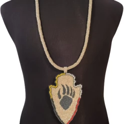 Tex’s Line Accessories Arrow Beaded Bear Claw Medallion