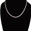 The Sparkling Spur New Arrivals 20" Silver Tennis Necklace