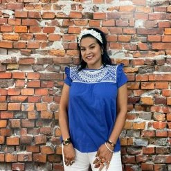 Double D Ranch Wear - Folk Foray Collection Palomita Top