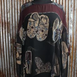 Double D Ranch Wear Sheer Moccasin Poncho TIFFIANY'S CLOSET