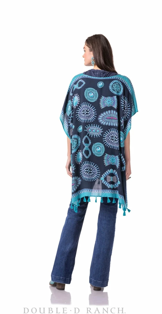 Cheapest 𧨠Double D Ranch - Jewelry Junket Collection Turquoise World Poncho Ponchos & Dusters π 4 Double D Ranch - Jewelry Junket Collection Turquoise World Poncho Ponchos & Dusters