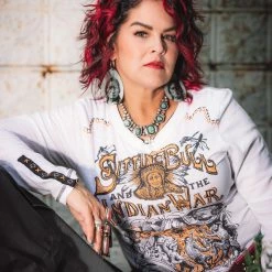 Best Pirce 🎉 Double D Ranch Wear - Cody Collection Sitting Bull & The Indian War Tee 🌟 10 Double D Ranch Wear - Cody Collection Sitting Bull & The Indian War Tee