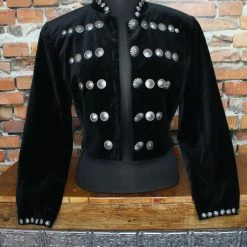 Double D Ranch Wear Cropped Velvet Jacket TIFFIANY'S CLOSET