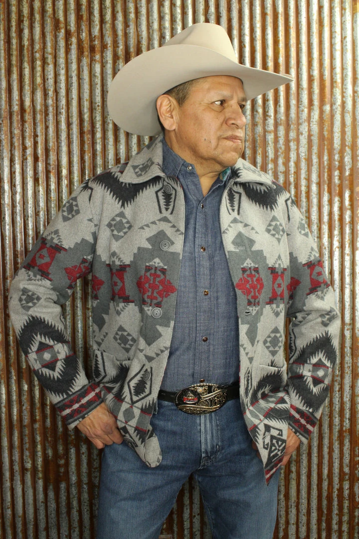 Wholesale ✔️ Ryan Michael Men's Outerwear Red Mountain Wool Jacket 😀 5 Ryan Michael Men's Outerwear Red Mountain Wool Jacket