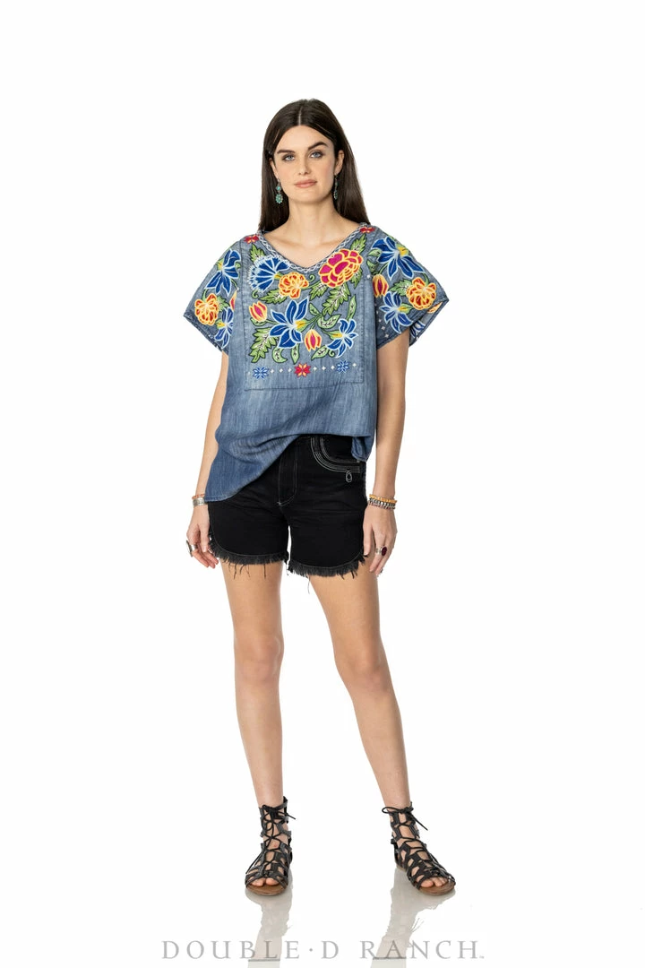 Wholesale 🎁 Double D Ranch Wear - Folk Foray Collection Tops Ynez Poncho 🔔 11 Double D Ranch Wear - Folk Foray Collection Tops Ynez Poncho