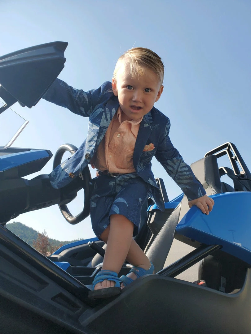 Buy 😍 The Sparkling Spur Kids Of A King Tropical Palms Sports Jacket 😉 3 The Sparkling Spur Kids Of A King Tropical Palms Sports Jacket