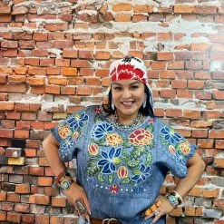 Wholesale 🎁 Double D Ranch Wear - Folk Foray Collection Tops Ynez Poncho 🔔 14 Double D Ranch Wear - Folk Foray Collection Tops Ynez Poncho