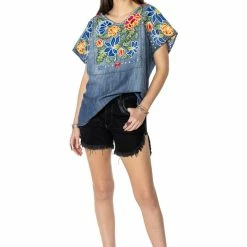 Wholesale 🎁 Double D Ranch Wear - Folk Foray Collection Tops Ynez Poncho 🔔 17 Double D Ranch Wear - Folk Foray Collection Tops Ynez Poncho