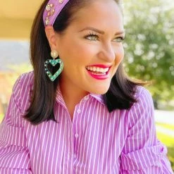 Top 10 ๐งจ Brianna Cannon Iridescent Heart Earrings With Pearls And Crystals ๐งจ 7 Brianna Cannon Iridescent Heart Earrings With Pearls And Crystals