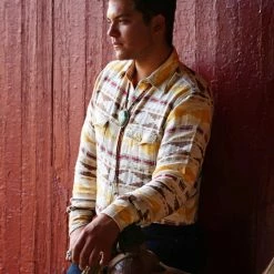 Ryan Michael Men's Shirts Brushed Blanket Shirt