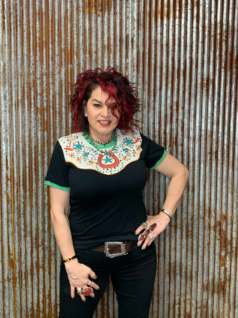 Hot Sale 🥰 Double D Ranch Wear Weston Western Tee Tops 😉 3 Double D Ranch Wear Weston Western Tee Tops