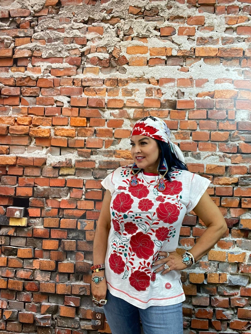 Buy 👍 Double D Ranch Wear - Folk Foray Collection Munoz Top Tops ⭐ 4 Double D Ranch Wear - Folk Foray Collection Munoz Top Tops