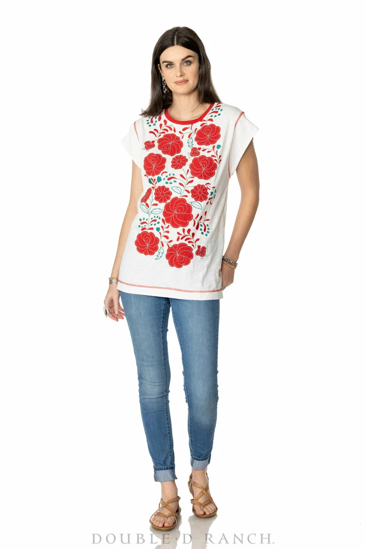 Buy 👍 Double D Ranch Wear - Folk Foray Collection Munoz Top Tops ⭐ 5 Double D Ranch Wear - Folk Foray Collection Munoz Top Tops