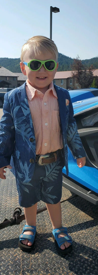 Buy 😍 The Sparkling Spur Kids Of A King Tropical Palms Sports Jacket 😉 10 The Sparkling Spur Kids Of A King Tropical Palms Sports Jacket