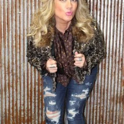 The Sparkling Spur Jackets Tweed And Sequin Jacket