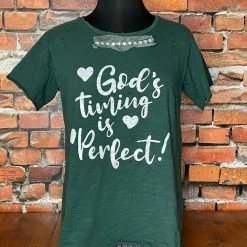 A Rare Bird Tops GODโS Timing Is PERFECT Tee