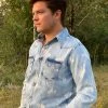 Ryan Michael Bucking Horse Indigo Print Shirt