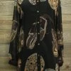Double D Ranch Wear Sheer Moccasin Tunic