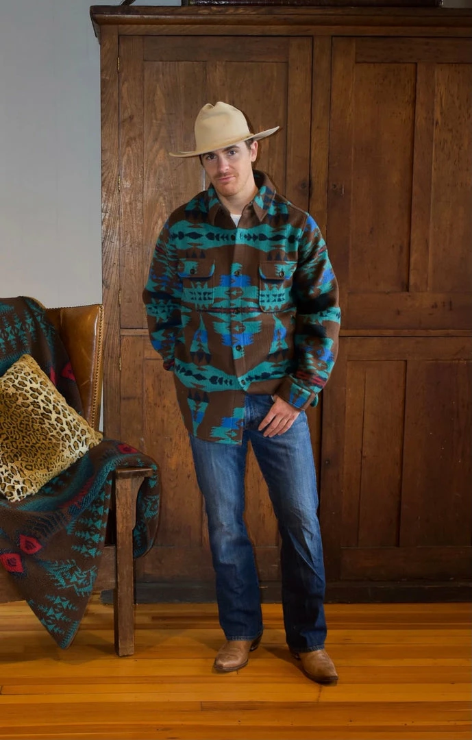 Brand new π Tasha Polizzi Men's Outerwear T.P. Blanket Shacket π 5 Tasha Polizzi Men's Outerwear T.P. Blanket Shacket