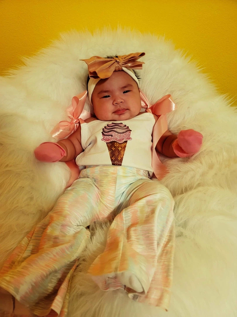 Buy โค๏ธ The Sparkling Spur Kids Of A King Ice Cream Cone Onesie ๐ 6 The Sparkling Spur Kids Of A King Ice Cream Cone Onesie