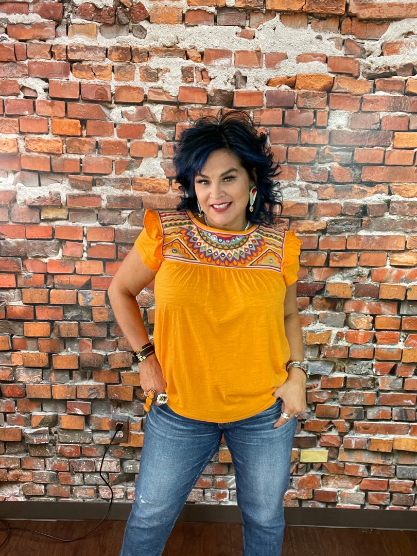 Best deal 🔥 Double D Ranch Wear - Folk Foray Collection Palomita Top Tops 🌟 3 Double D Ranch Wear - Folk Foray Collection Palomita Top Tops