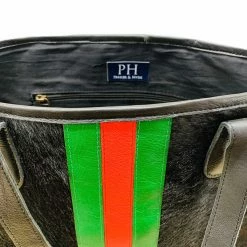 Flash Sale ๐ Parker & Hyde Jet Black Hyde Stripe Tote (Exclusive To Parker Hyde) New Arrivals โญ 7 Parker & Hyde Jet Black Hyde Stripe Tote (Exclusive To Parker Hyde) New Arrivals