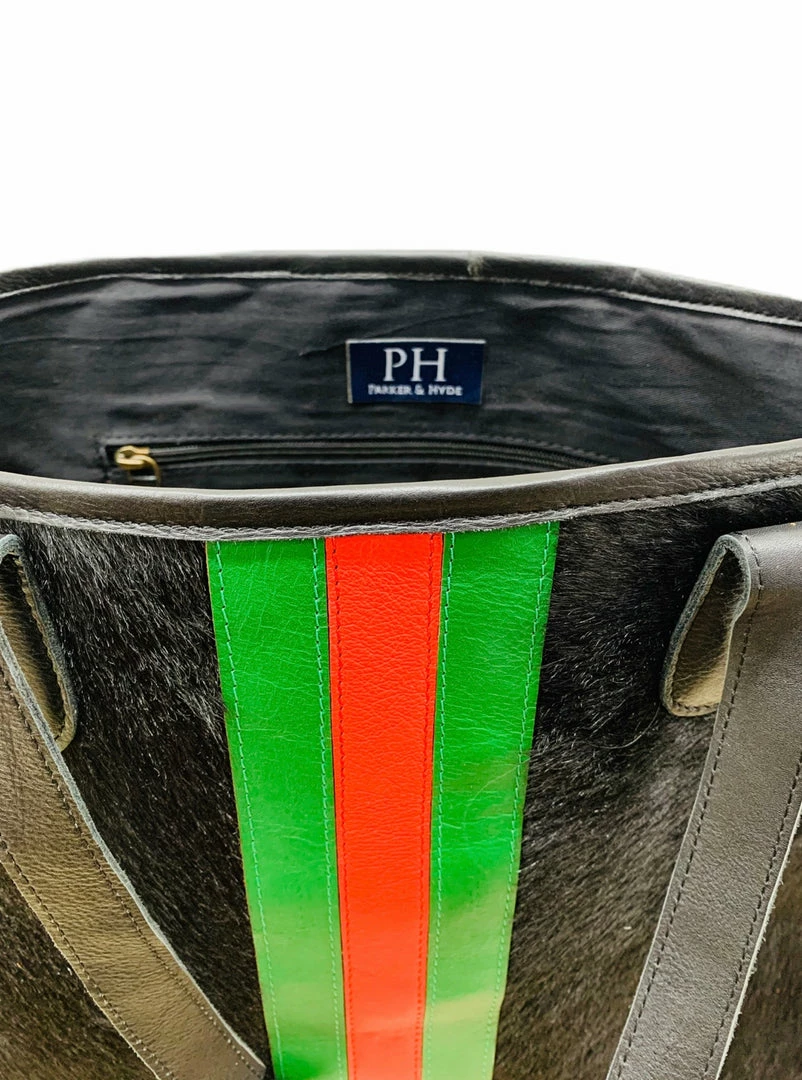 Flash Sale ๐ Parker & Hyde Jet Black Hyde Stripe Tote (Exclusive To Parker Hyde) New Arrivals โญ 5 Parker & Hyde Jet Black Hyde Stripe Tote (Exclusive To Parker Hyde) New Arrivals
