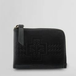 Pendleton Leather Embossed Zip Wallet Accessories
