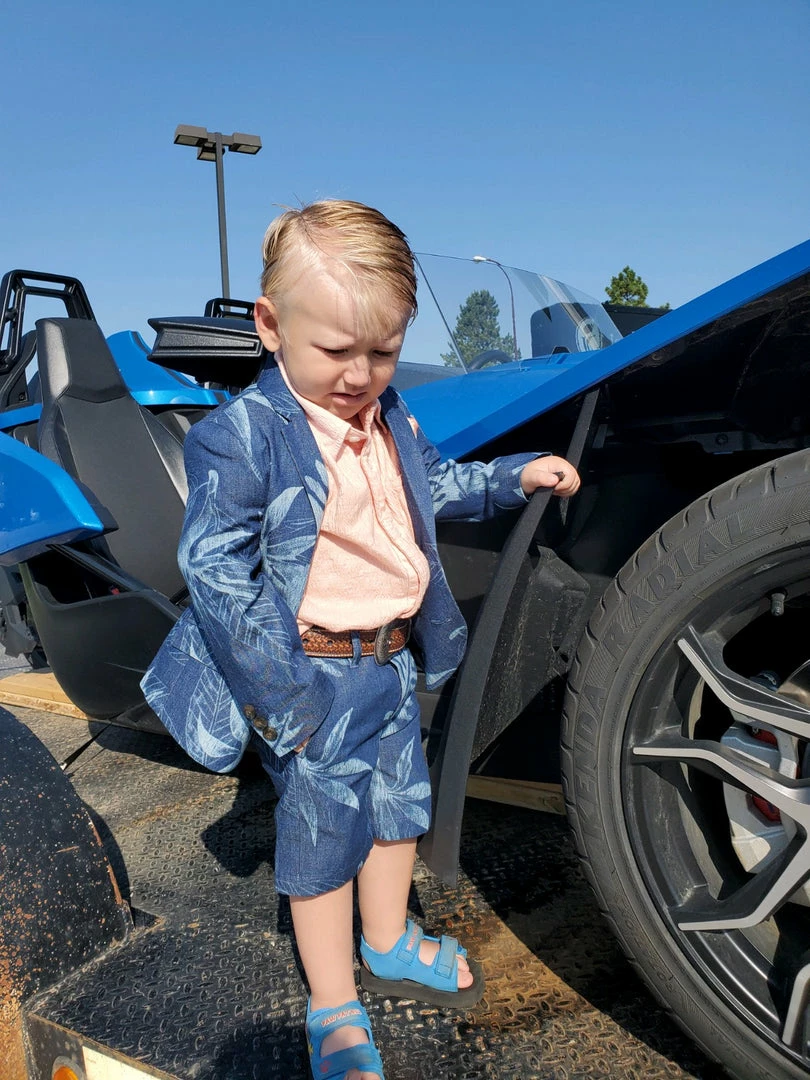 Buy 😍 The Sparkling Spur Kids Of A King Tropical Palms Sports Jacket 😉 8 The Sparkling Spur Kids Of A King Tropical Palms Sports Jacket