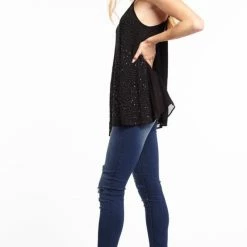 Aratta Anita Hand Beaded Cami Tops