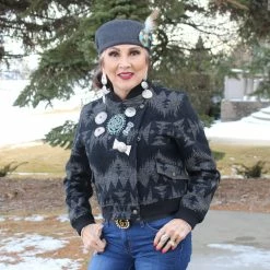 Pendleton Jackets Jacquard Bomber Jacket