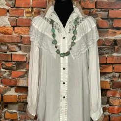 Tasha Polizzi TIFFIANY'S CLOSET Victorian Lace & Ruffle Top