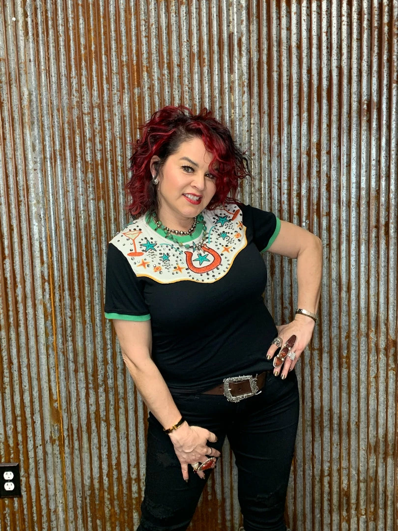 Hot Sale 🥰 Double D Ranch Wear Weston Western Tee Tops 😉 8 Double D Ranch Wear Weston Western Tee Tops